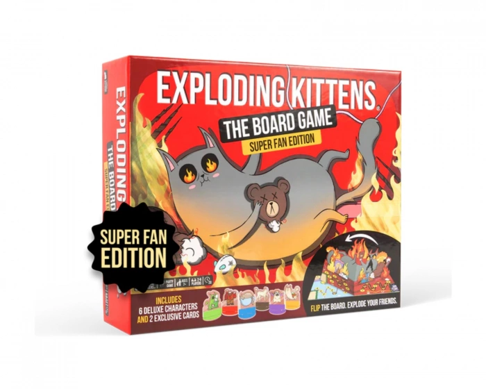 - Exploding Kittens: The Board Game - Super Fan Edition (Engelska)