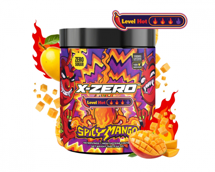 X-Gamer X-Zero Spicy Mango - 100 annosta