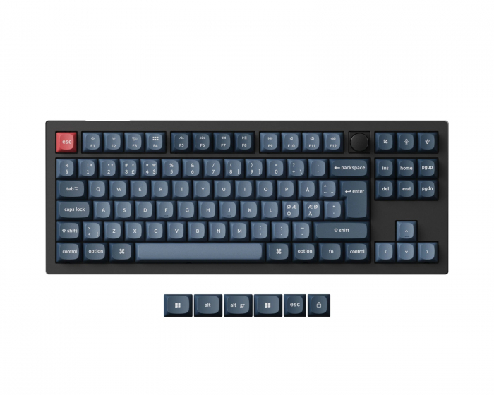 Keychron V3 Max TKL QMK ISO Langaton Mekaaninen Näppäimistö [Gateron Jupiter Banana]