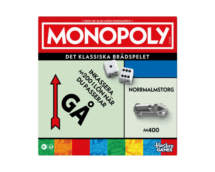 Hasbro Monopoly Classic 90-vuotisjuhlaedition - Lautapeli (SE)