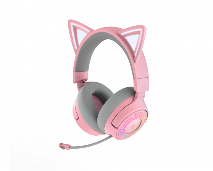 Razer Kraken Kitty V3 PRO Langaton Pelikuulokkeet - Quartz