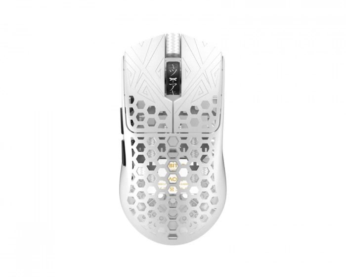 Arbiter Studio AKITSU Medium Hiilikuitu Langaton 8K Pelihiiri - Valkoinen