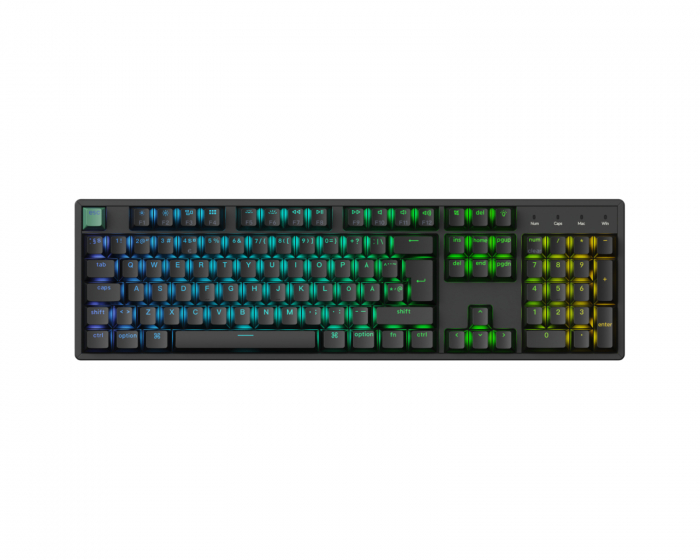 Keychron K10 HE Langaton QMK -näppäimistö [Gateron 2.0 Purple Magnetic Switch] - Musta