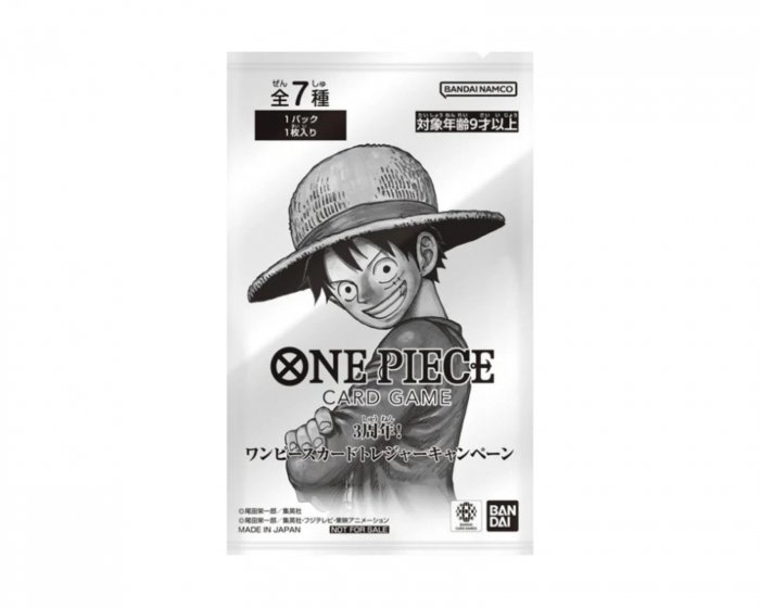 One Piece 3rd Anniversary Treasure Campaign Promo Pack