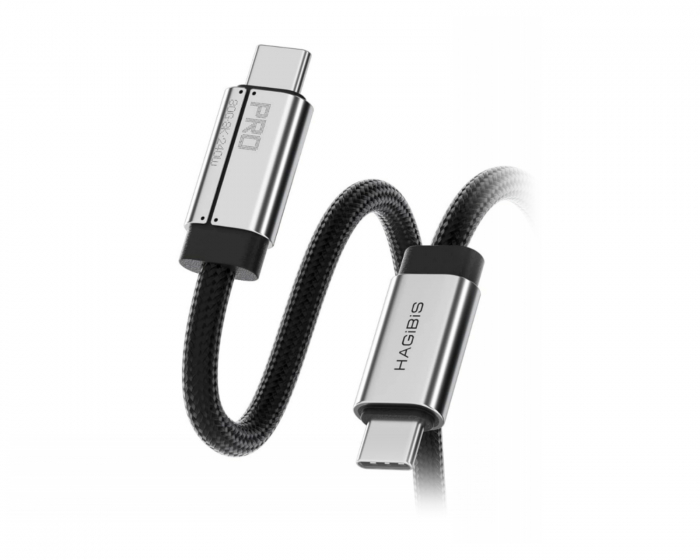 Hagibis USB-C PD 240W 8K Kaapeli - 0,5 m