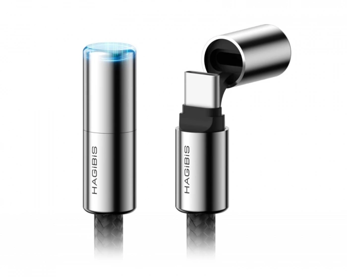 Hagibis USB-C 240W Pikalatauskaapeli 1.2m - Hopea