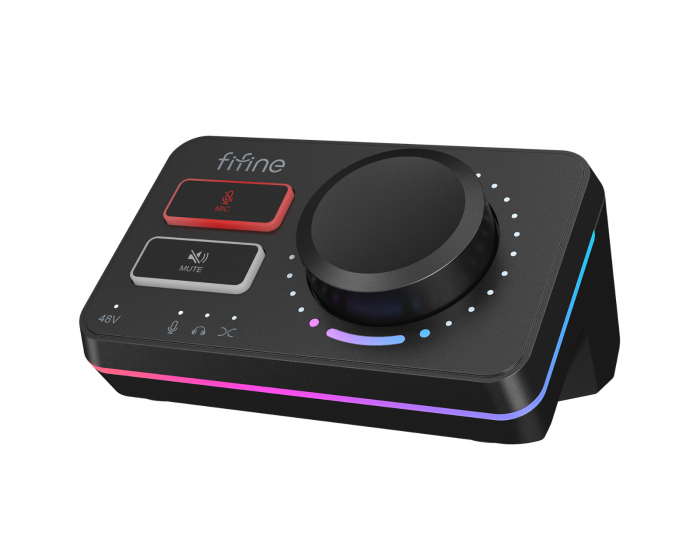Fifine AmpliGame SC9 -äänimikseri - Musta