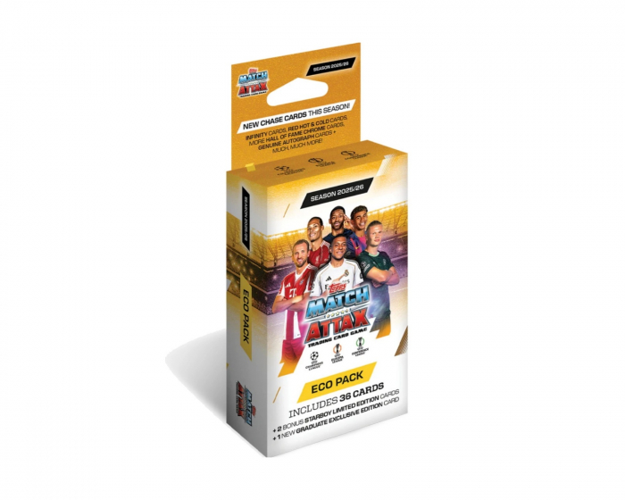 Topps Match Attax Eco Pack UCL 25/26 -jalkapallokortit