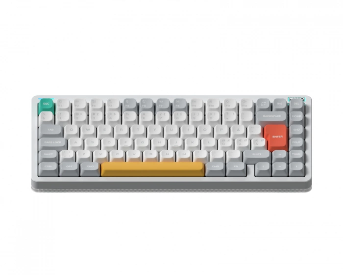NuPhy Halo75 V2 Langaton Näppäimistö – Ionic White [Raspberry Switch]