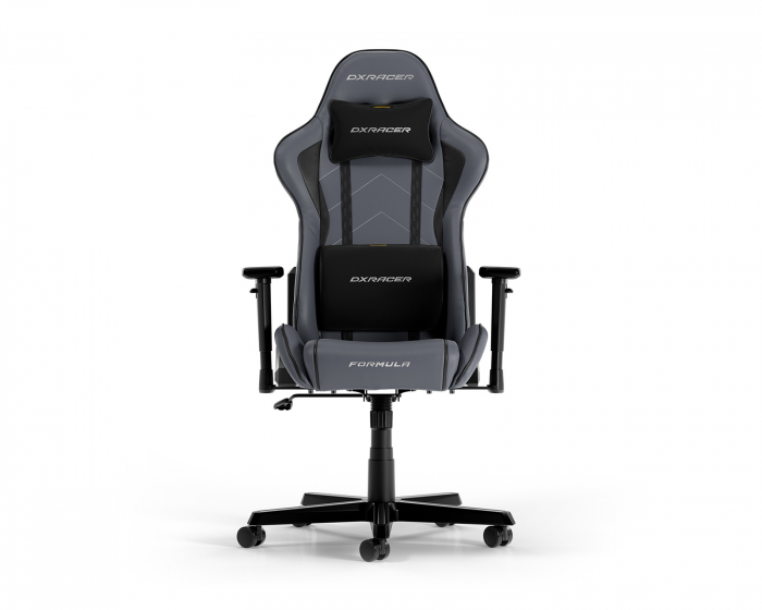 DXRacer FORMULA L Harmaa & Musta PVC Nahka