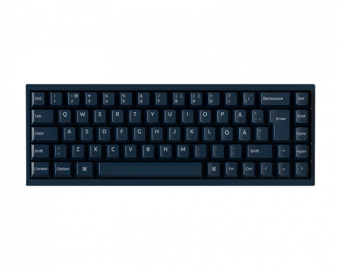 Keychron Q16 HE 8K Keraaminen ISO Näppäimistö [Lime Magnetic Switch] - Navy Blue