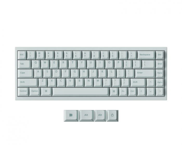 Keychron Q16 HE 8K Keraaminen ISO Näppäimistö [Lime Magnetic Switch] - Light Green