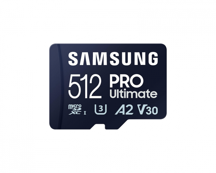 Samsung PRO Ultimate microSDXC 512GB ja SD‑sovitin – Muistikortti