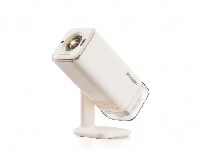 Aurzen BOOM Air Google TV -älykkinäytön projektori - Valkoinen