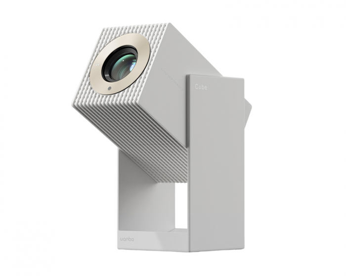 Wanbo Cube 2 Pro - Älykäs Projektori - 500 ANSI, 1080p, Google TV - Valkoinen