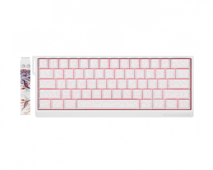 FGG MAD60 Flagship HE ANSI Näppäimistö [Magneto Gaming] - Valkoinen