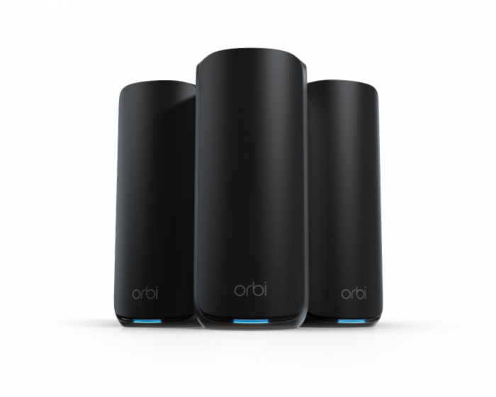 Netgear Orbi 870 Series Tri-Band WiFi 7 Mesh 3-Pack - Musta