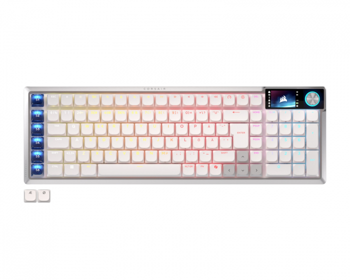 Corsair VANGUARD AIR 99 Langaton Pelinäppäimistö - Valkoinen [OPX Optical]
