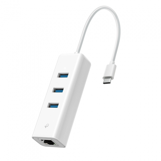 TP-Link UE330C USB Type-C 3-Port Hub & Gigabit Ethernet -adapteri