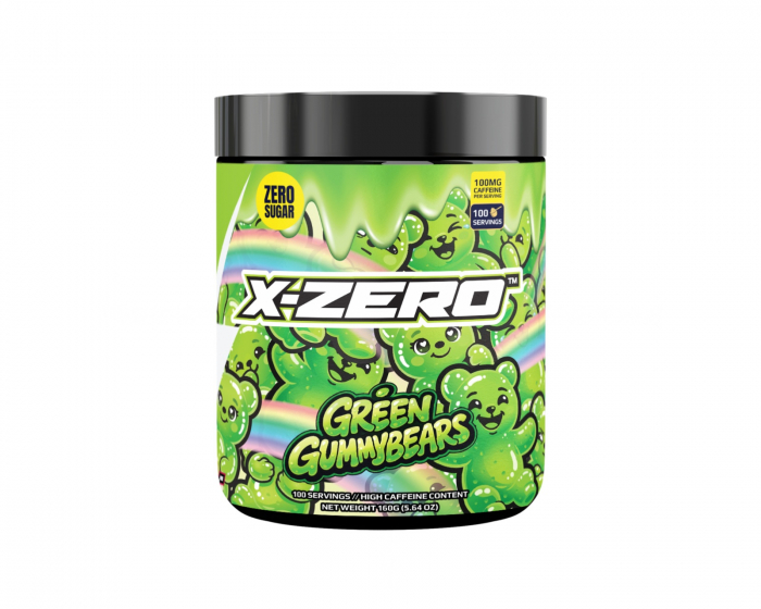 X-Gamer X-Zero Green Gummy Bears - 100 Annosta