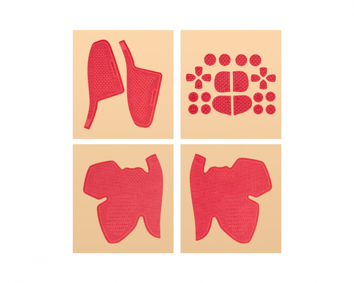 TalonGames Controller Grip Tape PS5 DualSense -ohjaimelle - Ultra-versio - Punainen