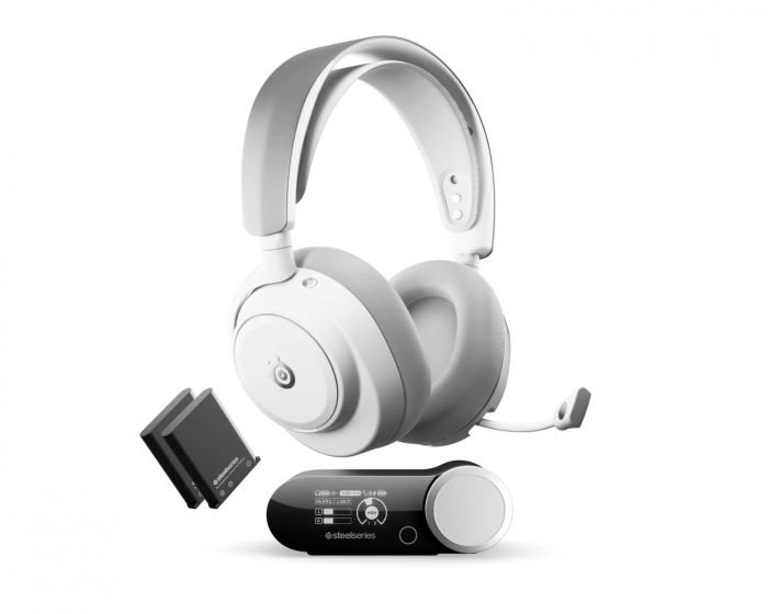 SteelSeries Arctis Nova Pro Omni Langaton Pelikuulokemikrofoni - Valkoinen