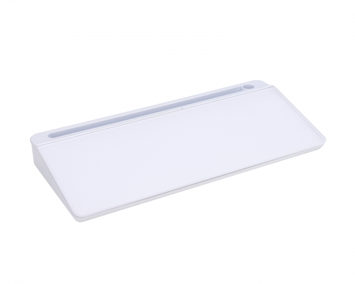MaxMount Lasi Pöytätaulu Jalustalla 40 cm - Valkoinen