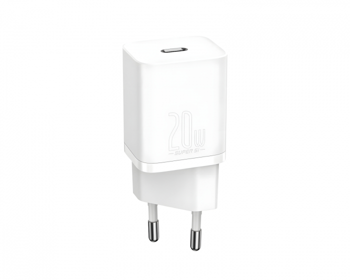 Baseus Super Si Quick Charger 1C 20W - Valkoinen