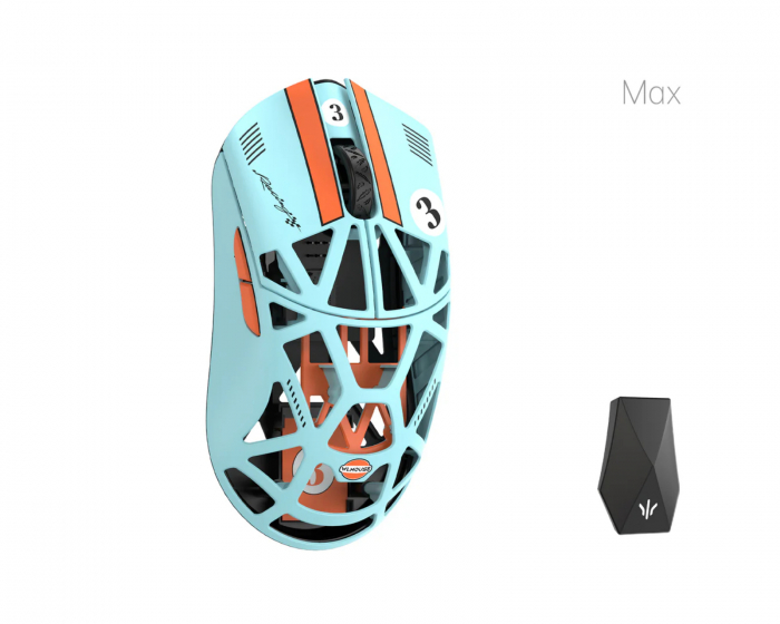 WLMouse Beast X Max - Sininen/Oranssi [Omron Opticals] - Vahva Sivu