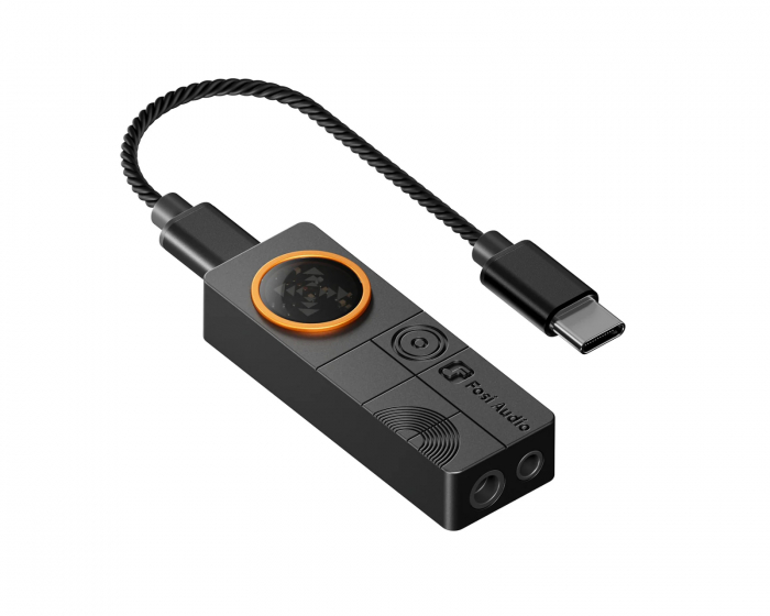 Fosi Audio DS3 Kannettava DAC Kuulokevahvistin - Musta
