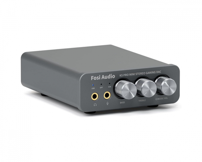 Fosi Audio K5 Pro Gaming DAC - Kuulokevahvistin