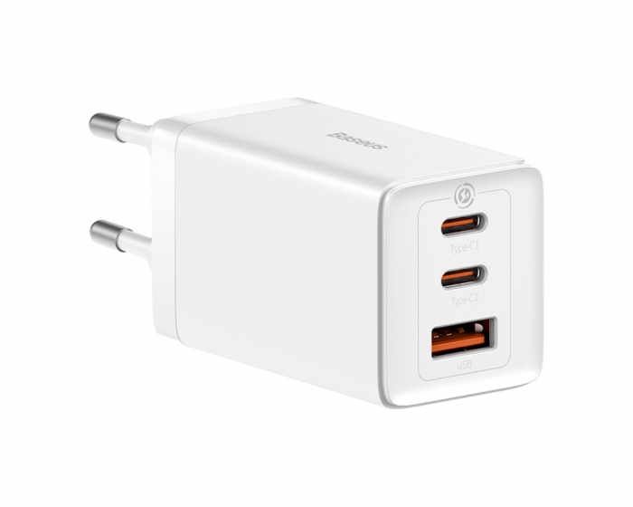 Baseus GaN5 Pro Pikalaturi 2C+U 65W - Valkoinen