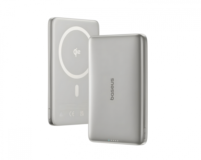 Baseus PicoGo AM41 Ultraohut Qi2 Magneettinen Varavirtalähde 27W 10000mAh - Titaani