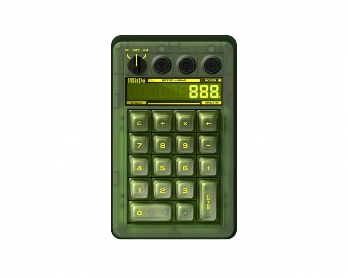 8Bitdo Retro 18 Mechanical Numpad - Langaton Numeronäppäimistö - Xbox Edition