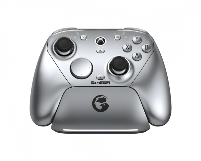 GameSir G7 PRO HE Tri-Mode langaton ohjain - Semi Silver