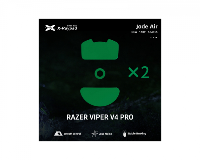 X-raypad Jade Air Mouse Skates Razer Viper V4 Pro