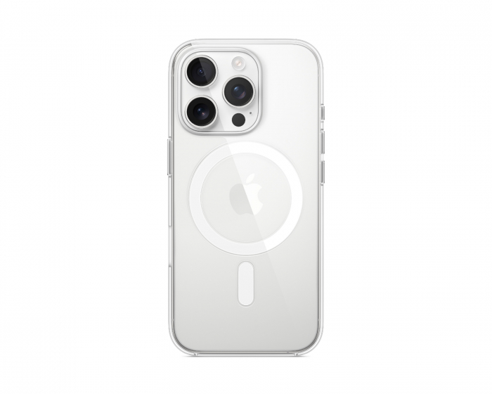 Apple iPhone 16 Pro Silikonikuori MagSafella - Clear