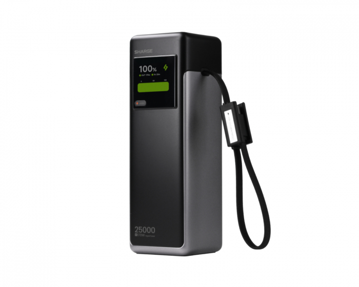 Sharge HyperTower Powerbank 170 25000 mAh - Black