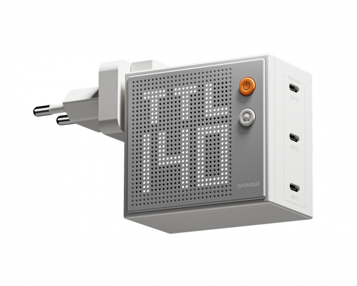 Sharge Pixel 140W USB-C-laturi - Valkoinen