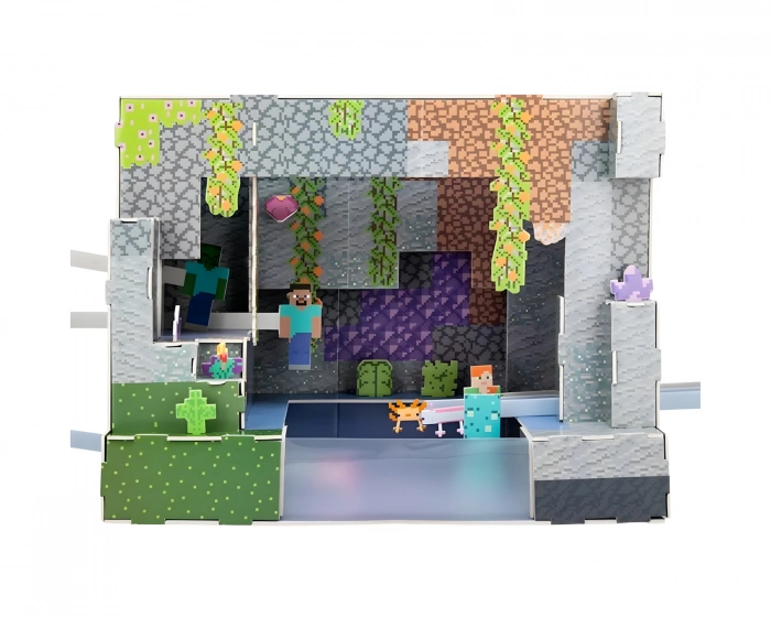 Paladone Minecraft Construction Kit 3D Scene