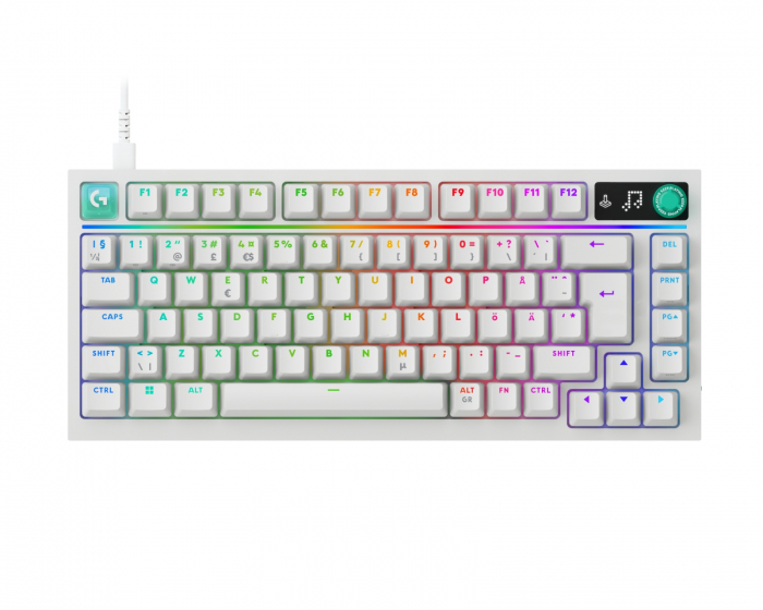 Logitech G316 X 75 Gaming Näppäimistö - Valkoinen