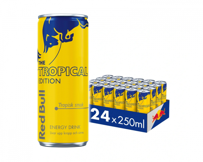 Red Bull 24x Energy Drink, 250 ml, Tropical Edition