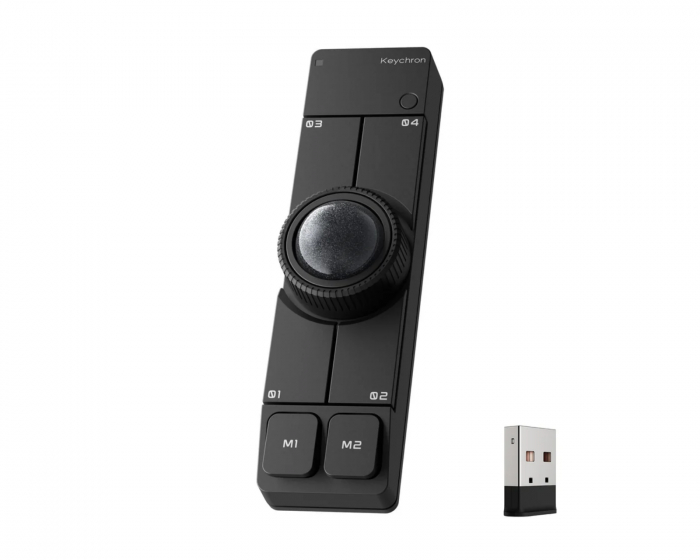 Keychron Nape Pro Langaton Trackball-hiiri - Musta