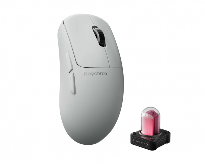 Keychron G6 HE 8K Langaton Pelihiiri - Valkoinen