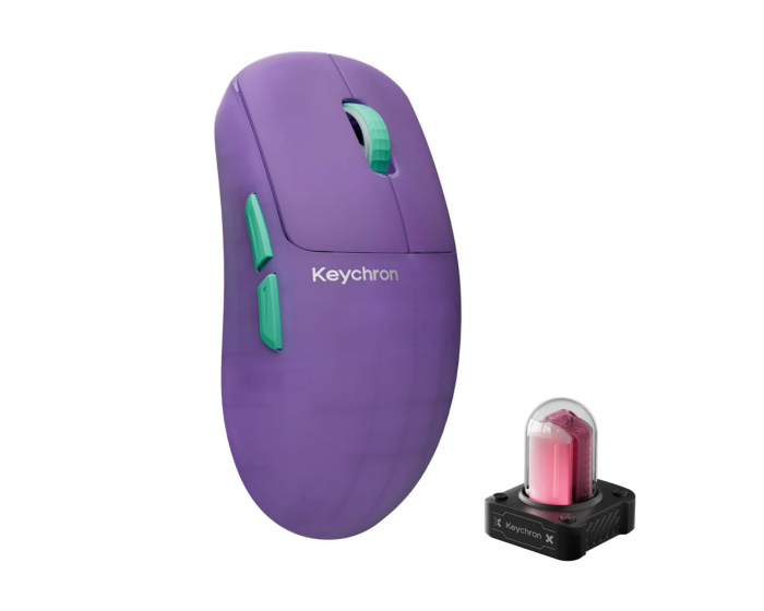 Keychron G6 HE 8K Langaton Pelihiiri - Frosted Lavender