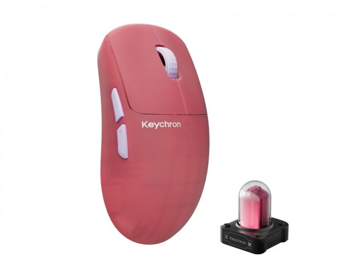 Keychron G6 HE 8K Langaton Pelihiiri - Frosted Pink