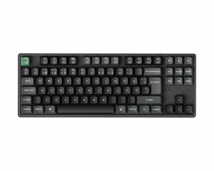 Keychron K8 Ultra 80% 8K Langaton Näppäimistö - Musta [Keychron Apex Red]