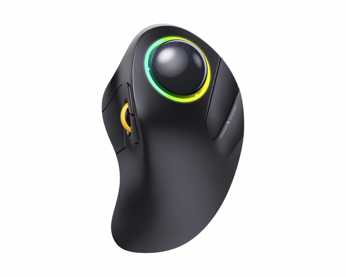 ProtoArc EM03 Wireless RGB Trackball Mouse - Black