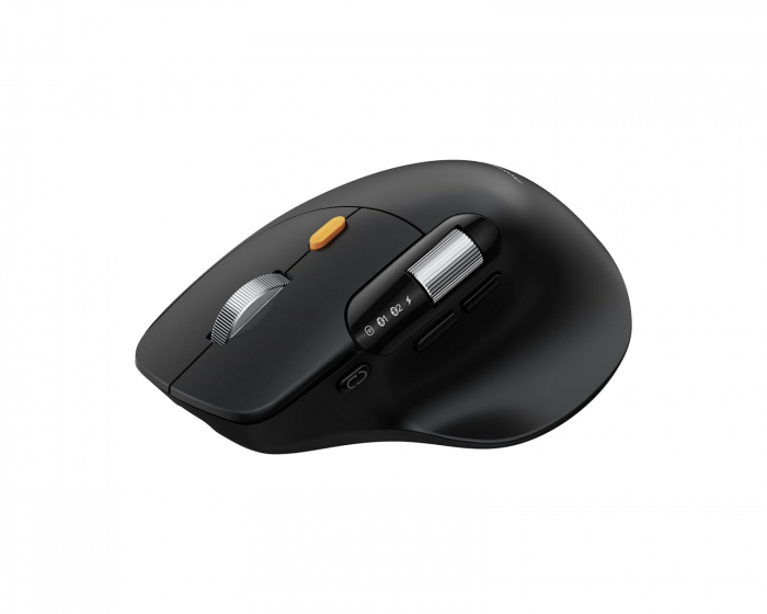 ProtoArc EM25 Fast-Scroll Ergonomic Mouse - Black