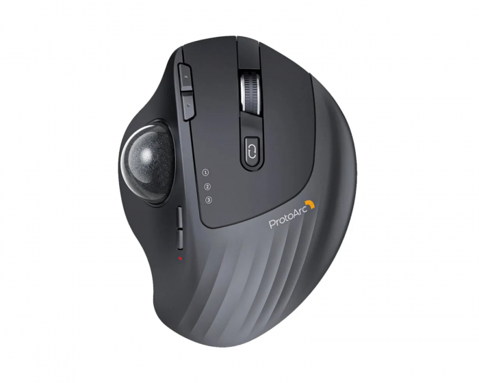 ProtoArc EM01 NL Langaton Ergonominen Trackball-hiiri - musta